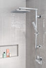 Delta 58420-PR Universal Showering Components Emerge 26" Angular Shower Column, Lumicoat Chrome