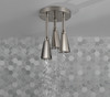 Delta 57140-SS Universal Showering Components H2Okinetic Pendant Raincan Shower Head, Stainless