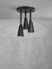 Delta 57140-BL Universal Showering Components H2Okinetic Pendant Raincan Shower Head, Matte Black