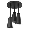 Delta 57140-BL25-L Universal Showering Components H2Okinetic Pendant Raincan Shower Head with LED Light, Matte Black