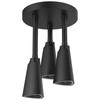 Delta 57140-BL25-L Universal Showering Components H2Okinetic Pendant Raincan Shower Head with LED Light, Matte Black