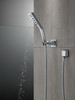 Delta 55799-PR Universal Showering Components H2Okinetic 3-Setting Wall Mount Hand Shower, Lumicoat Chrome