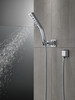 Delta 55799-PR Universal Showering Components H2Okinetic 3-Setting Wall Mount Hand Shower, Lumicoat Chrome