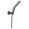 Delta 55799-KS-PR Universal Showering Components H2Okinetic 3-Setting Wall Mount Hand Shower, Lumicoat Black Stainless