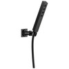 Delta 55567-BL Universal Showering Components H2Okinetic Single-Setting Adjustable Wall Mount Hand Shower, Matte Black