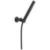 55085-BL Grail Premium Single-Setting Adjustable Wall Mount Hand Shower, Matte Black
