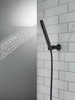 55085-BL Grail Premium Single-Setting Adjustable Wall Mount Hand Shower, Matte Black
