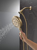 Delta 54910-CZ-PR-PK Universal Showering Components 7-Setting SureDock Magnetic Hand Shower, Lumicoat Champagne Bronze
