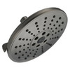 Delta 52688-KS-PR Universal Showering Components H2Okinetic 3-Setting Raincan Shower Head, Lumicoat Black Stainless