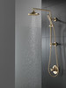 Delta 52688-CZ-PR Universal Showering Components H2Okinetic 3-Setting Raincan Shower Head, Lumicoat Champagne Bronze