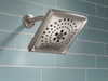 Delta 52684-SS-PR Universal Showering Components H2Okinetic 3-Setting Raincan Shower Head, Lumicoat Stainless