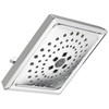 Delta 52684-PR Universal Showering Components H2Okinetic 3-Setting Raincan Shower Head, Lumicoat Chrome