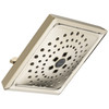 Delta 52684-PN-PR Universal Showering Components H2Okinetic 3-Setting Raincan Shower Head, Lumicoat Polished Nickel
