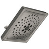 Delta 52684-KS-PR Universal Showering Components H2Okinetic 3-Setting Raincan Shower Head, Lumicoat Black Stainless