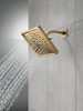 Delta 52684-CZ-PR Universal Showering Components H2Okinetic 3-Setting Raincan Shower Head, Lumicoat Champagne Bronze