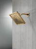 Delta 52684-CZ-PR Universal Showering Components H2Okinetic 3-Setting Raincan Shower Head, Lumicoat Champagne Bronze