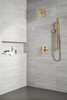 Delta 52684-CZ-PR Universal Showering Components H2Okinetic 3-Setting Raincan Shower Head, Lumicoat Champagne Bronze