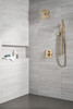 Delta 52684-CZ-PR Universal Showering Components H2Okinetic 3-Setting Raincan Shower Head, Lumicoat Champagne Bronze