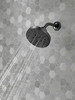 Delta 52668-BL Universal Showering Components H2Okinetic 5-Setting Contemporary Raincan Shower Head, Matte Black