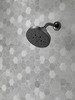 Delta 52668-BL Universal Showering Components H2Okinetic 5-Setting Contemporary Raincan Shower Head, Matte Black