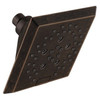 Delta 52664-RB Universal Showering Components H2Okinetic 5-Setting Angular Modern Raincan Shower Head, Venetian Bronze