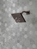 Delta 52664-RB Universal Showering Components H2Okinetic 5-Setting Angular Modern Raincan Shower Head, Venetian Bronze