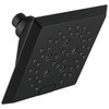 Delta 52664-BL Universal Showering Components H2Okinetic 5-Setting Angular Modern Raincan Shower Head, Matte Black