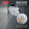 52488-PR Universal Showering Components H2Okinetic 4-Setting Shower Head with UltraSoak, Lumicoat Chrome