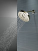 52488-PN-PR Universal Showering Components H2Okinetic 4-Setting Shower Head with Ultrasoak, Lumicoat Polished Nickel