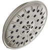 Delta 52487-SS-PR Universal Showering Components H2Okinetic 4-Setting Shower Head with Ultrasoak, Lumicoat Stainless