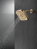 52460-CZ-PR Universal Showering Components H2Okinetic 4-Setting Shower Head with Ultrasoak, Lumicoat Champagne Bronze