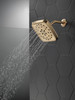52460-CZ-PR Universal Showering Components H2Okinetic 4-Setting Shower Head with Ultrasoak, Lumicoat Champagne Bronze