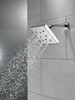 52171-PR Universal Showering Components H2Okinetic Single-Setting Metal Raincan Shower Head, Lumicoat Chrome