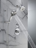 Delta 51584-PR Universal Showering Components 7-Setting Slide Bar Hand Shower with Cleaning Spray, Lumicoat Chrome