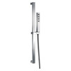 51567-PR Universal Showering Components H2Okinetic Single-Setting Slide Bar Hand Shower, Lumicoat Chrome