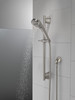Delta 51386-SS-PR Universal Showering Components 3-Setting Slide Bar Handshower, Lumicoat Stainless