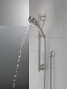 51386-SS-PR Universal Showering Components 3-Setting Slide Bar Handshower, Lumicoat Stainless