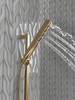 Delta 51140-CZ-PR Universal Showering Components H2Okinetic Hand Shower 1.75 GPM w/Slide Bar 4S, Lumicoat Champagne Bronze