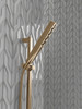Delta 51140-CZ-PR Universal Showering Components H2Okinetic Hand Shower 1.75 GPM w/Slide Bar 4S, Lumicoat Champagne Bronze