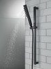 51140-BL Universal Showering Components H2Okinetic Hand Shower 1.75 GPM w/Slide Bar 4S, Matte Black