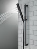 51140-BL Universal Showering Components H2Okinetic Hand Shower 1.75 GPM w/Slide Bar 4S, Matte Black