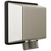 50570-SS-PR Universal Showering Components Square Wall Elbow for Hand Shower, Lumicoat Stainless