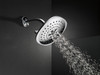 Delta 52686Universal Showering Components H2Okinetic 3-Setting Raincan Shower Head, Chrome