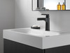 Delta 574-BLMPU-DST Zura Single Handle Bathroom Faucet, Matte Black