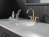 Delta 2559-CZMPU-DST Trinsic Two Handle Centerset Bathroom Faucet, Champagne Bronze