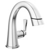 Delta 577-PD-PR-DST Stryke Single Handle Pull Down Bathroom Faucet, Lumicoat Chrome