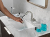 Delta 5776-SSPD-PR-DST Stryke Single Handle Pull Down Bathroom Faucet, Lumicoat Stainless