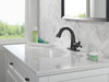 Delta 5776-BLPD-DST Stryke Single Handle Pull Down Bathroom Faucet, Matte Black