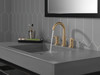 Delta 35749LF-CZ Nicoli Two Handle Widespread Bathroom Faucet, Champagne Bronze