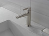 Delta 571-SS-PR-MPU-DST Galeon Single Handle Bathroom Faucet, Lumicoat Stainless
